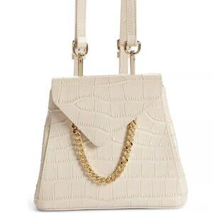 8 Other Reasons x Jill Jacobs Mini Croc Embossed Backpack / Purse